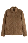 Next Cordjacke Cord-Hemdjacke Braun/Khaki