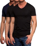 Jack & Jones T-Shirt Spar Set (3er-Pack) Unifarben Unifarben