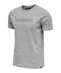 hummel T-Shirt Legacy Dunkelgrau/Grau/Braun