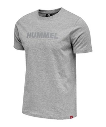 hummel T-Shirt Legacy Dunkelgrau/Grau/Braun