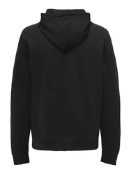 ONLY & SONS Hoodie ONSLAMER REG INTERLOCK SWEAT HOODIE Schwarz