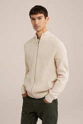 WE Fashion Cardigan Beige/Khaki/Braun