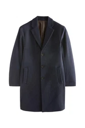 Next Kurzmantel Epsom-Mantel Dunkelblau/Hellblau/Blau