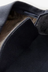 Next Kurzmantel Epsom-Mantel Dunkelblau/Hellblau/Blau