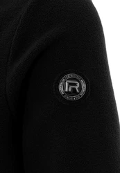 RedBridge Hoodie mit Kängurutasche hoher Kragen Schwarz