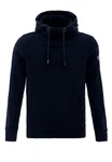 RedBridge Hoodie mit Kängurutasche hoher Kragen Dunkelblau/Blau