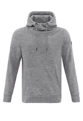 RedBridge Hoodie mit Kängurutasche hoher Kragen Grau