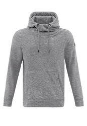RedBridge Hoodie mit Kängurutasche hoher Kragen Grau