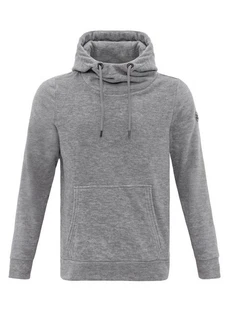RedBridge Hoodie mit Kängurutasche hoher Kragen Grau