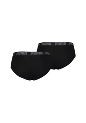 PUMA BODYWEAR BASIC BRIEF Logo Webbund Schwarz/Lila