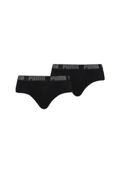 PUMA BODYWEAR BASIC BRIEF Logo Webbund Schwarz/Lila