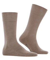 FALKE Funktionssocken Sensitive New York (1-Paar) Braun/Grau/Beige/Khaki