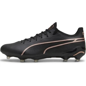 PUMA King Ultimate FG/AG Fußballschuh Rosa/Gold/Grau/Rot/Schwarz