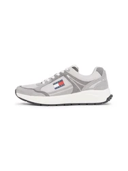 Tommy Jeans TJM RUNNER MIX MATERIAL Keilsneaker Grau/Hellgrau
