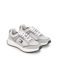 TJM RUNNER MIX MATERIAL Keilsneaker, Keilabsatz, Freizeitschuh, Halbschuh, Schnrschuh mit Logoflagge