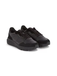 Tommy Hilfiger FASTON LTH MIX Keilsneaker Schwarz
