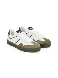 THE GREENWHICH RETRO Plateausneaker, Freizeitschuh, Halbschuh, Schnrschuh mit farbigen Kontrastbestzen