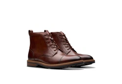 Clarks Aldwin Cap Stiefel Braun/Rot