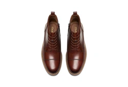 Clarks Aldwin Cap Stiefel Braun/Rot