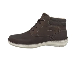 Josef Seibel Schnürboots New Anvers 09 Dunkelbraun/Braun/Grau/Khaki/Dunkelrot