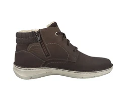 Josef Seibel Schnürboots New Anvers 09 Dunkelbraun/Braun/Grau/Khaki/Dunkelrot
