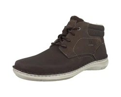 Josef Seibel Schnürboots New Anvers 09 Dunkelbraun/Braun/Grau/Khaki/Dunkelrot