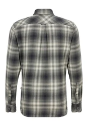 BOSS ORANGE Flanellhemd Rickert_M Grau/Creme/Schwarz/Dunkelgrau