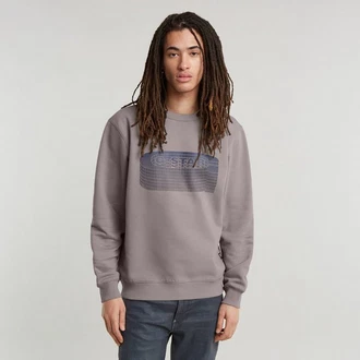 G-STAR Sweatshirt Stacked Old Skool Logo R