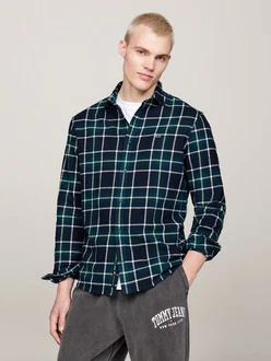 Tommy Jeans Langarmhemd TJM REG CHECK FLANNEL SHIRT EXT