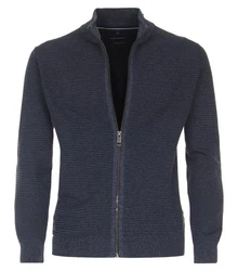CASAMODA Strickjacke uni Dunkelblau/Blau
