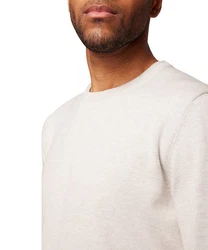 Pierre Cardin Strickpullover Rundhals Khaki/Beige/Weiß/Grau
