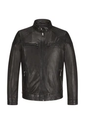 Milestone Lederjacke MSParker Dunkelbraun/Schwarz/Grau/Dunkelgrau/Dunkelgrün/Khaki