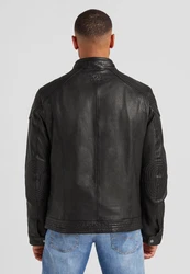 Milestone Lederjacke MSParker Dunkelbraun/Schwarz/Grau/Dunkelgrau/Dunkelgrün/Khaki