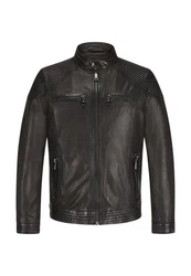 Milestone Lederjacke MSParker Dunkelbraun/Schwarz/Grau/Dunkelgrau/Dunkelgrün/Khaki