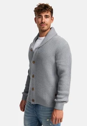 Indicode Sweatjacke INBrandox Grau/Hellgrau