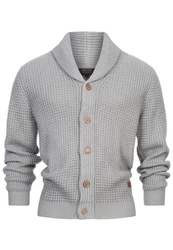 Indicode Sweatjacke INBrandox Grau/Hellgrau