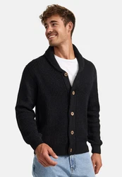 Indicode Sweatjacke INBrandox Schwarz/Dunkelgrau
