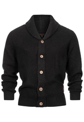 Indicode Sweatjacke INBrandox Schwarz/Dunkelgrau