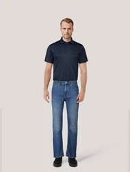 BOSS 5-Pocket-Jeans DELAWARE BO Slim Fit Blau/Hellblau