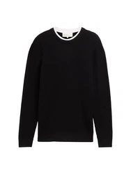 TOM TAILOR Strickpullover Schwarz