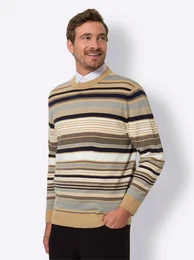 Sieh an! Strickpullover Rundhalspullover
