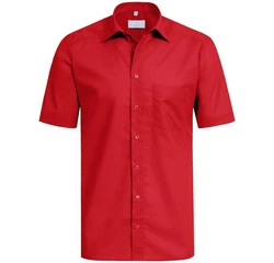 GREIFF Kurzarmhemd BASIC Corporate Hemd Herren Rot (47/48)
