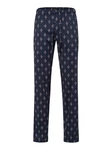 Hanro Pyjamahose Night & Day Dunkelblau/Blau/Hellblau