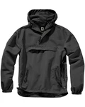 Brandit Kurzjacke Summer Windbreaker Grau/Dunkelgrau/Schwarz