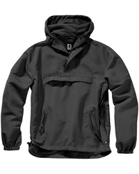 Brandit Kurzjacke Summer Windbreaker Grau/Dunkelgrau/Schwarz