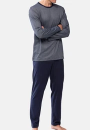 Pyjama Bennison (Set, 2 tlg) Schlafanzug - Baumwolle - Set aus Langarm-Shirt und langer Hose