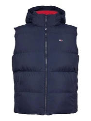 Tommy Jeans Weste ESSENTIAL DOWN VEST_EXT navy/dunkelblau/rot/weiß