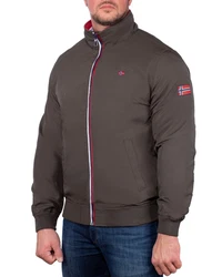 Geo Norway Allwetterjacke Herren Outdoor Jacke Babenilde Kaki
