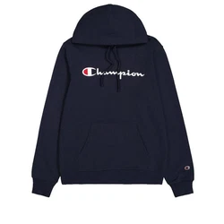Champion Herren Hoodie Hooded Sweatshirt Dunkelblau/Beige