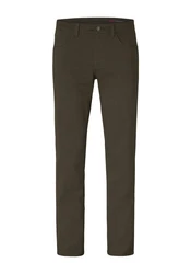 Paddock's Herren Stoffhose PIPE mit Stretch Khaki/Dunkelgrün
